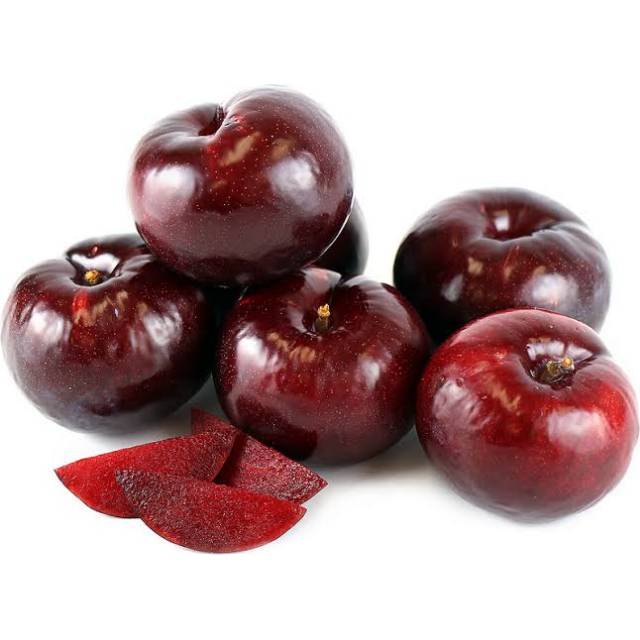 

2 Benih buah plum hitam rasa manis