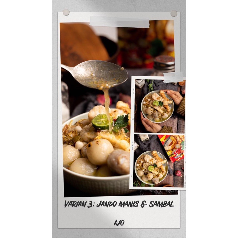 

Bakso Aci Sahabat Ambyar Rasa Jando Manis & Sambal Ijo