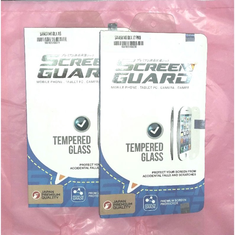 Temperglass/screen protector/kaca hp/pelindung layar SCREENGUARD samsung J2pro/J2prime/J32010(clear)