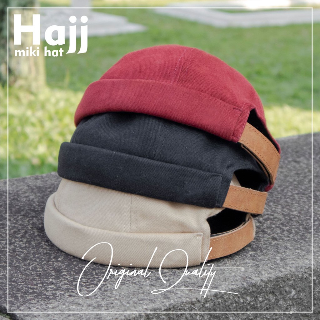 Topi Peci Miki Hat / Peci Miki Hat DEWASA /  Kopiah Peci Keren / Topi Peci Kekinian