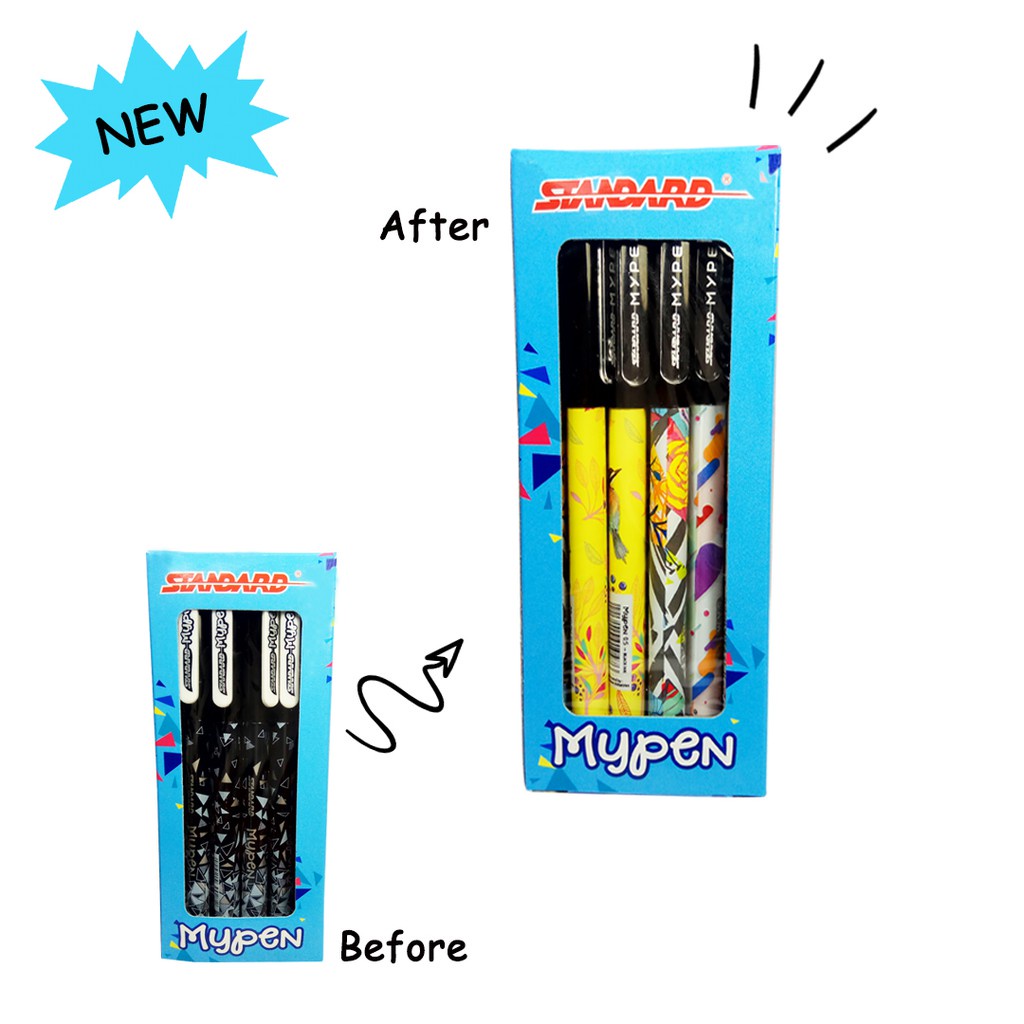 

Pen Standard - Mypen 0.5 1 pcs ( Pulpen, Pena, Ballpoint )