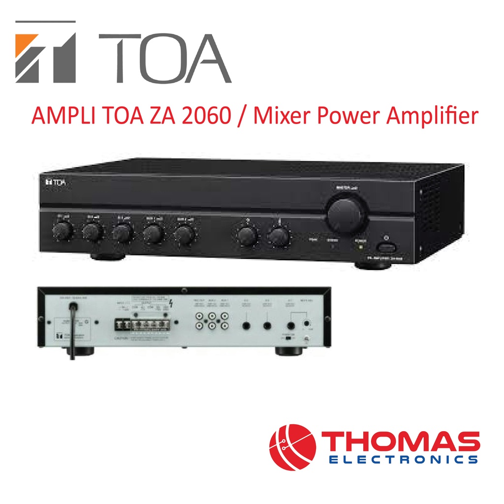 AMPLI TOA ZA 2060  Mixer Power Amplifier