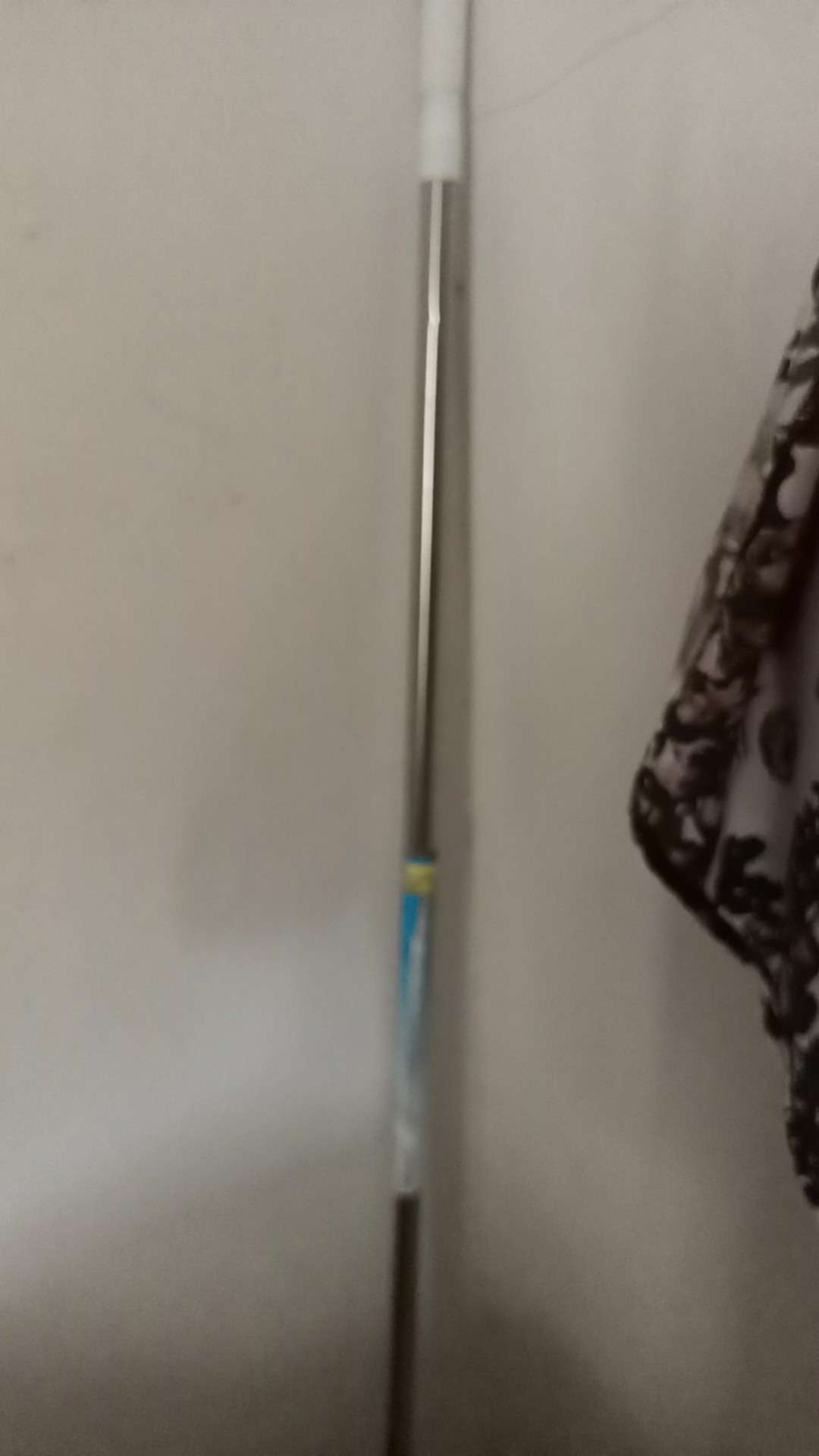 Tiang Tirai Stainless Lurus Tanpa Sekrup 140cm - 260cm