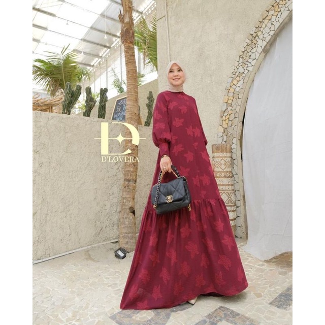 READY STOCK SIAP KIRIM DAN COD JENNY DRESS DHILOVERA DLOVERA BY OLLA GAMIS LEBARAN BAJU KONDANGAN GA