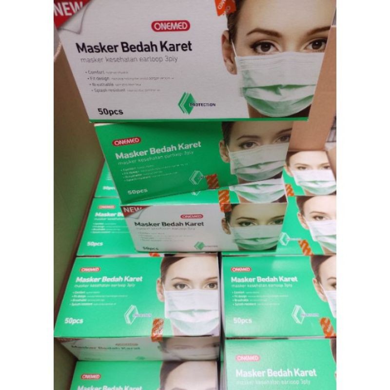 Jual Masker Medis One Med 3ply | Shopee Indonesia
