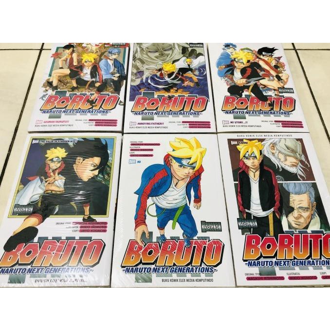 Paket buku komik boruto set