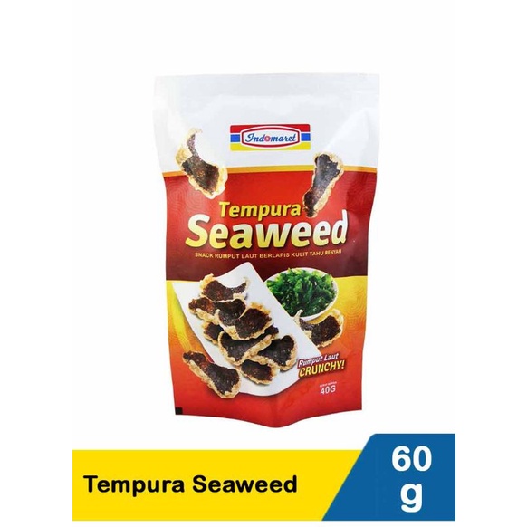 

Indomaret Tempura Seaweed 40G / Rumput Laut