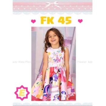 Jual Dress Anak Perempuan Kuda Pony  Gaun Pesta Import A847 Berkualitas