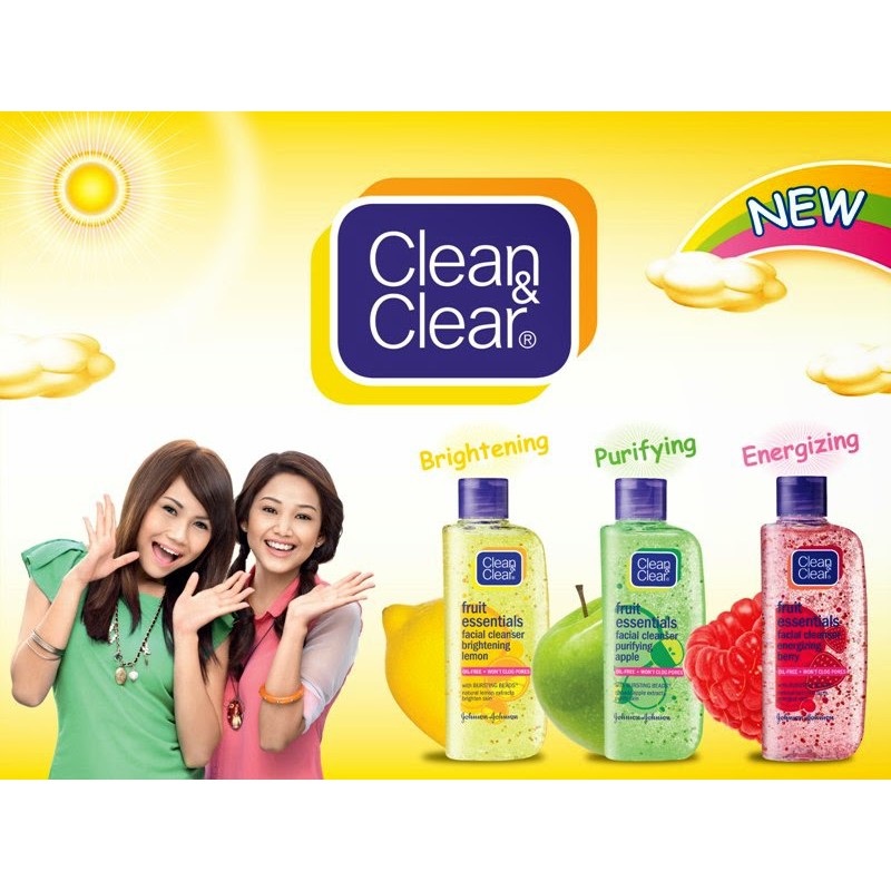 Clean & Clear Fruit Essentials Facial Cleanser 100ml