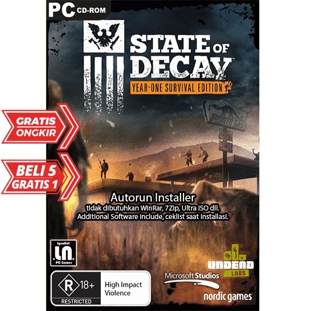 State of Decay - Year One Survival Edition - PC  Game Adventure Surv - Download Langsung Play