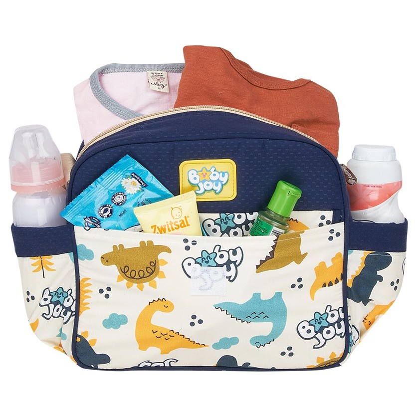 Tas Bayi Besar BJT1041 LITTLE DINO SERIES Merk BABY JOY / Tas Bayi Medium BJT 1040 dan Tas Bayi Kecil BJT1039 LITTLE DINO SERIES TAS BAWAAN PERLENGKAPAN BAYI