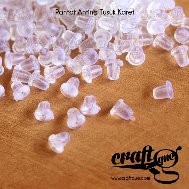 Pantat Anting Tusuk Karet (100pcs)