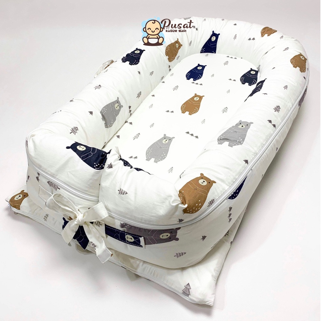 ( SARUNG BISA DI LEPAS ) KASUR BAYI BABY NEST SET BEDCOVER