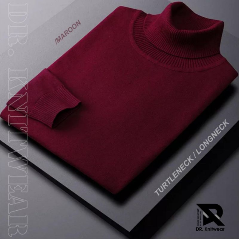 Turtle Neck Rajut Pria Turtleneck Pria Sweater Rajut Premium Sweater Rajut Tebal Switer Rajut Cowok