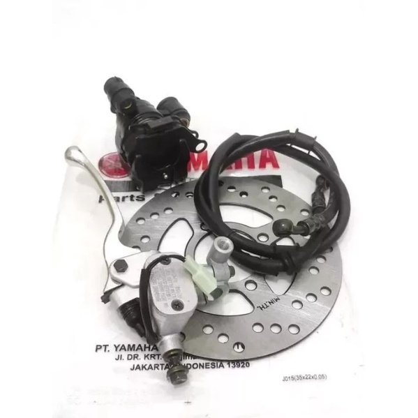 4 item mio lama piringan+ master rem set+ selang rem+ kaliper mio lama, mio 2003-2006