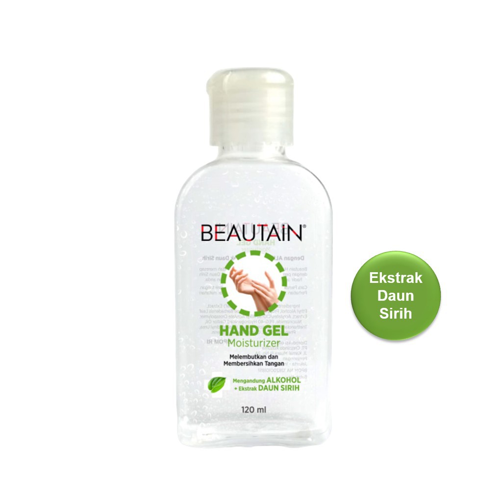 Hand Gel Sanitizer Moisturizer Beautain 120ml / Hand Sanitizer Gel Murah