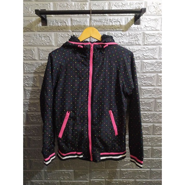 jaket sherpa wanita size L second