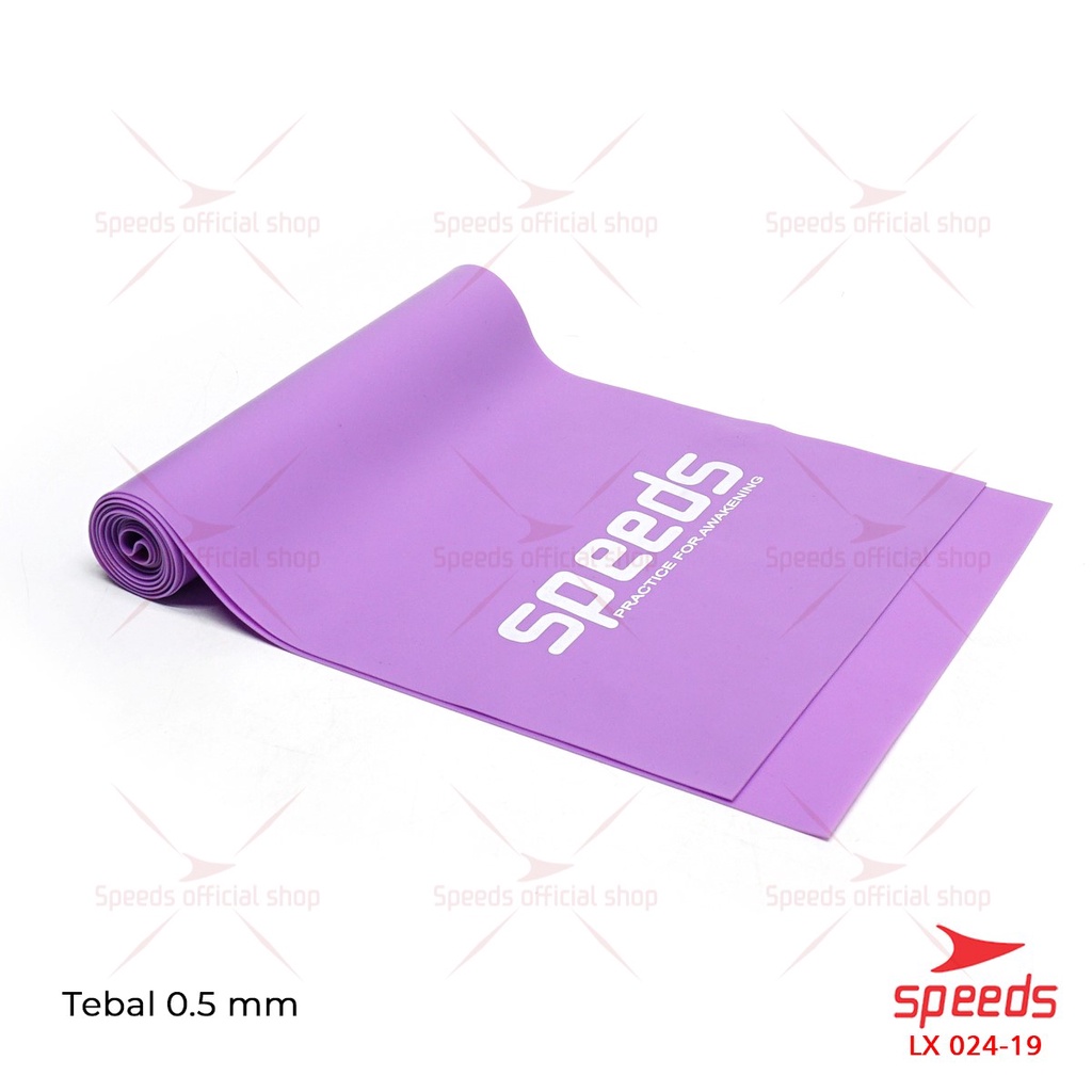 SPEEDS Tali Yoga Hip Bands Resistance Bands Tali Fitness Gym 024-14-024-19 UNGU 0.5mm