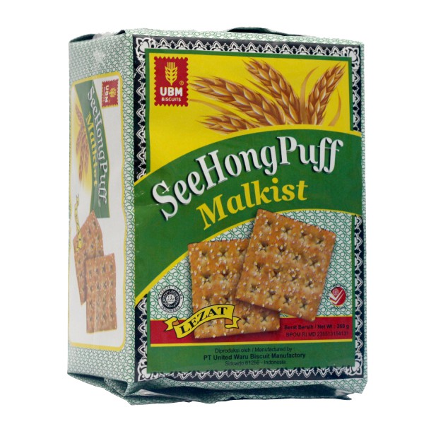 

UBM See Hong Puff Malkist 245 gr Biskuit Malkist Renyah Tabur Gula dan Renyah Snack Murah