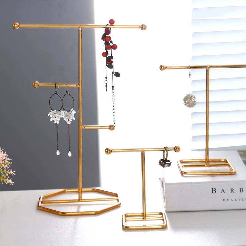 Stand Holder Organizer Perhiasan / Anting Bentuk T