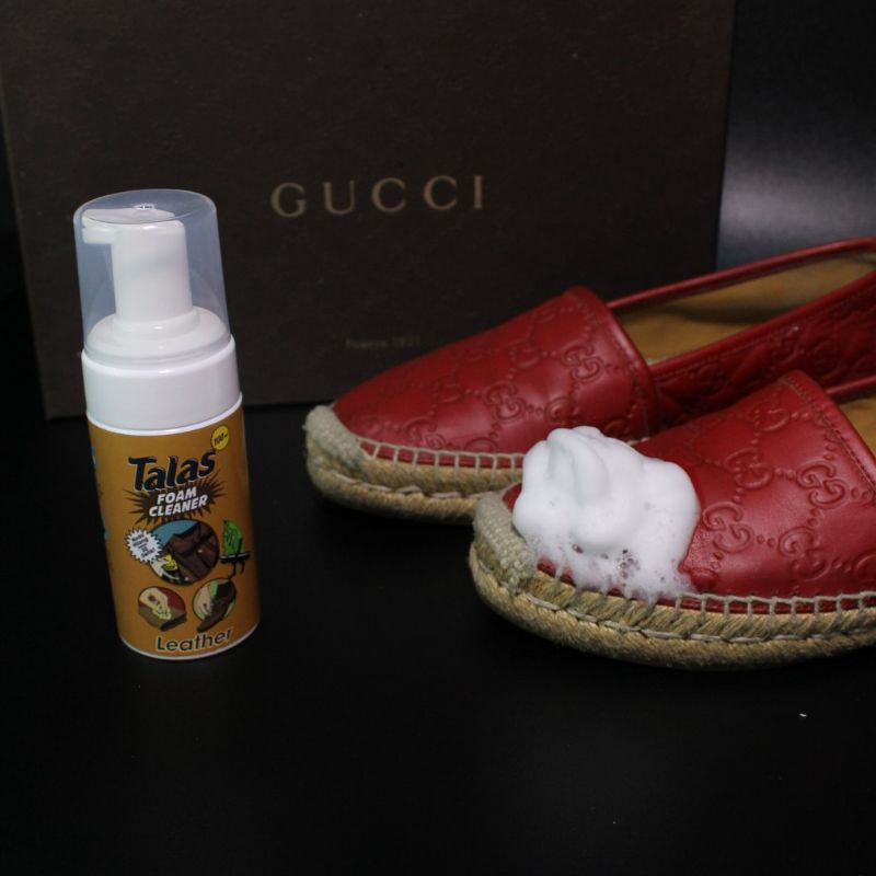 Jual Talas Leather Foam Cleaner 100ml Busa Pembersih Tas Sepatu Bahan