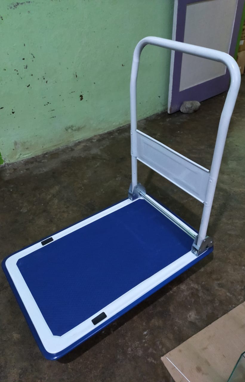 Promo Trolley 150 Kg Hand Truck Handtruck Troli Dorongan Lipat Barang