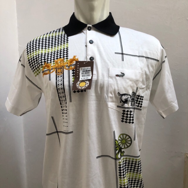  Kaos  2 pcs Polo Crocodille size M Diamond ori original  