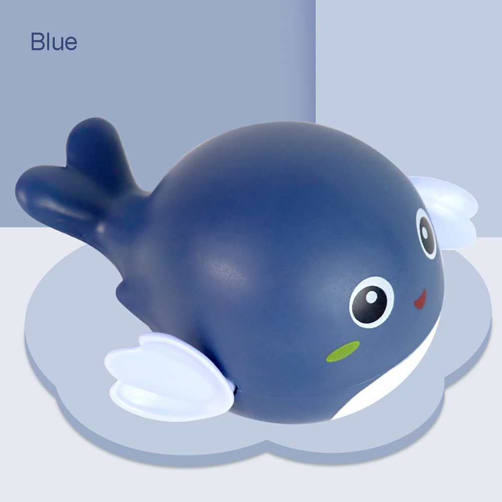 LAKOE  Mainan Mandi Anak Bayi Bentuk dalfin / bath toy bayi-Biru