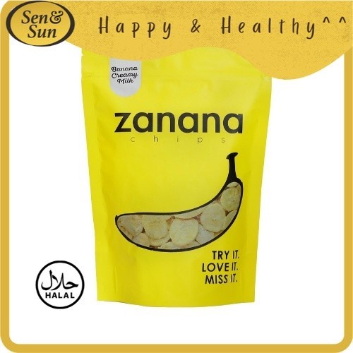 

Sen&Sun Zanana Keripik Pisang Creamy Milk 80 gr