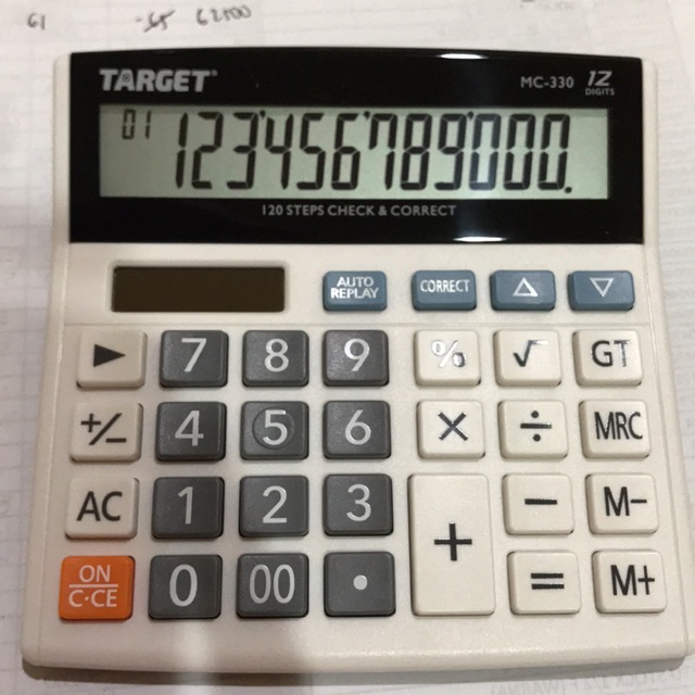 

Kalkulator Target MC 330 12digits