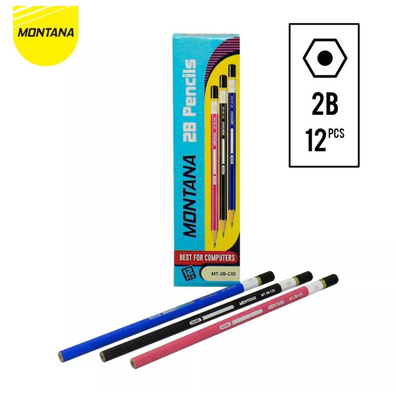 

PENSIL MONTANA 2B isi 12