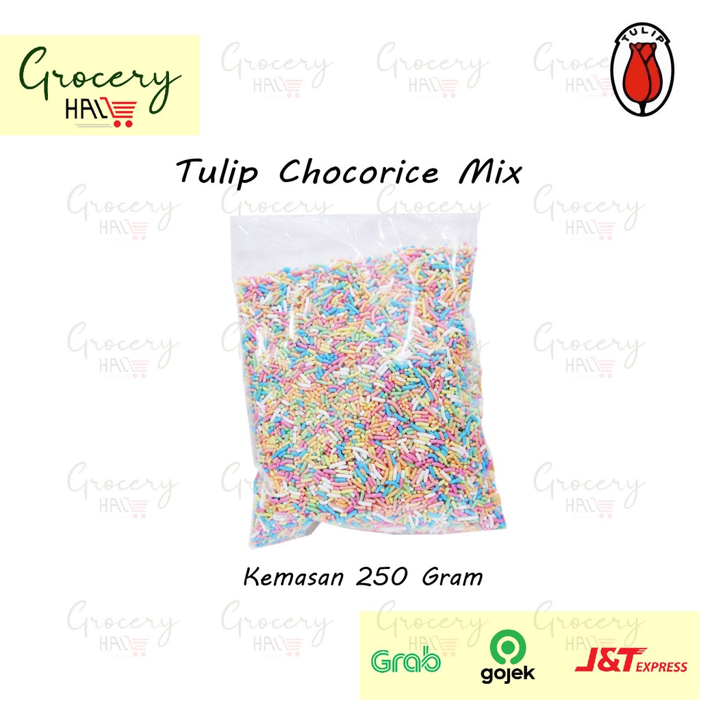 

TULIP CHOCORICE / MESES MIX ( WARNA WARNI ) KEMASAN 250 GRAM