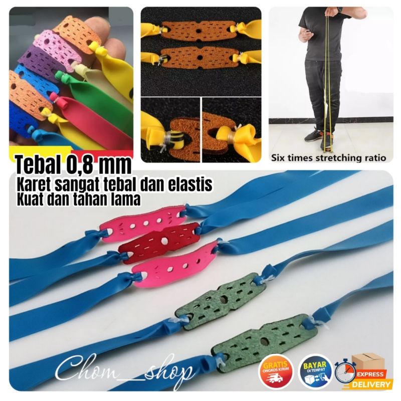 karet ketapel/flatband/slingshot rubber/karet ketapel 0,8mm/ketapel