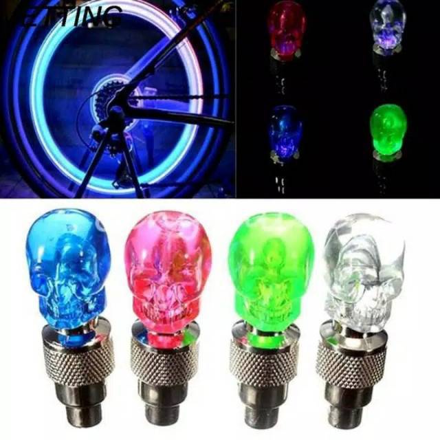 Tutup Pentil Ban Tengkorak Lampu Sepeda  Motor Mobil promo terbaru terlaris variasi asesoris motor