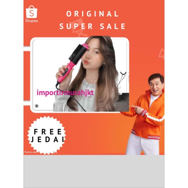 FREE JEDAI Alat Catok Rambut Catokan Lurus Ruida by Amara 987