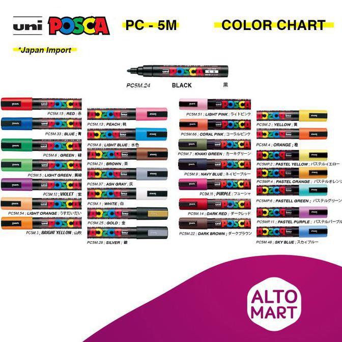 

Ibarul Uni Posca Pc-5M Paint Marker (Medium Point)