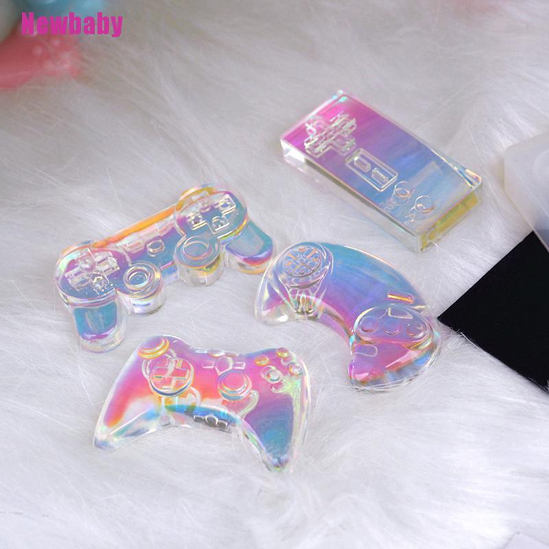 [Newbaby] DIY Game Console Handle Mold Silicone Crystal Epoxy Resin Mold Key Chain