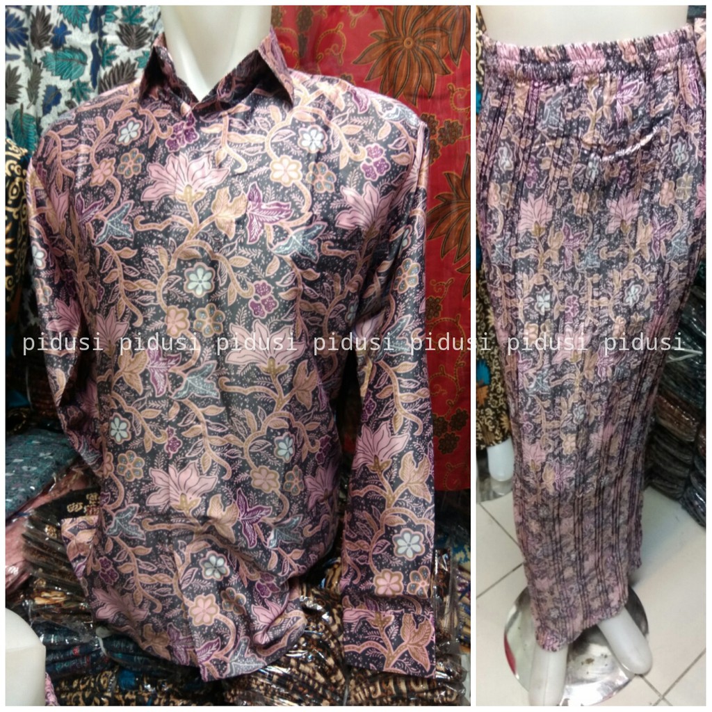 SET KEMEJA ROK BATIK COUPLE PREMIUM / SET BATIK COUPLE PREMIUM /SET SARIMBIT PREMIUM /SET KEMEJ ROK