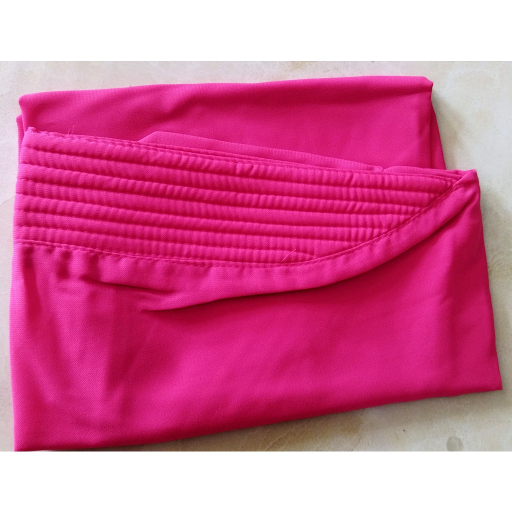 khimar ped nabila , list renda tengah , bahan wolfis , ped antem TERMURAH-Fanta