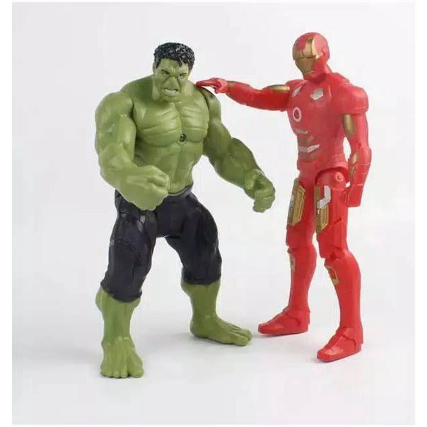 Action Figure Avengers Mainan Anak Robot Hulk Iron Man Thor Captain America Original Murah KE14