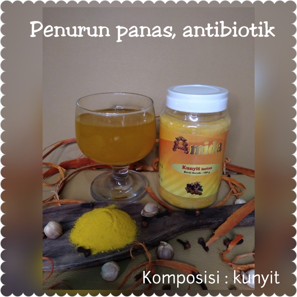 

KUNYIT INSTAN AMIDA minuman kesehatan dan penangkal virus