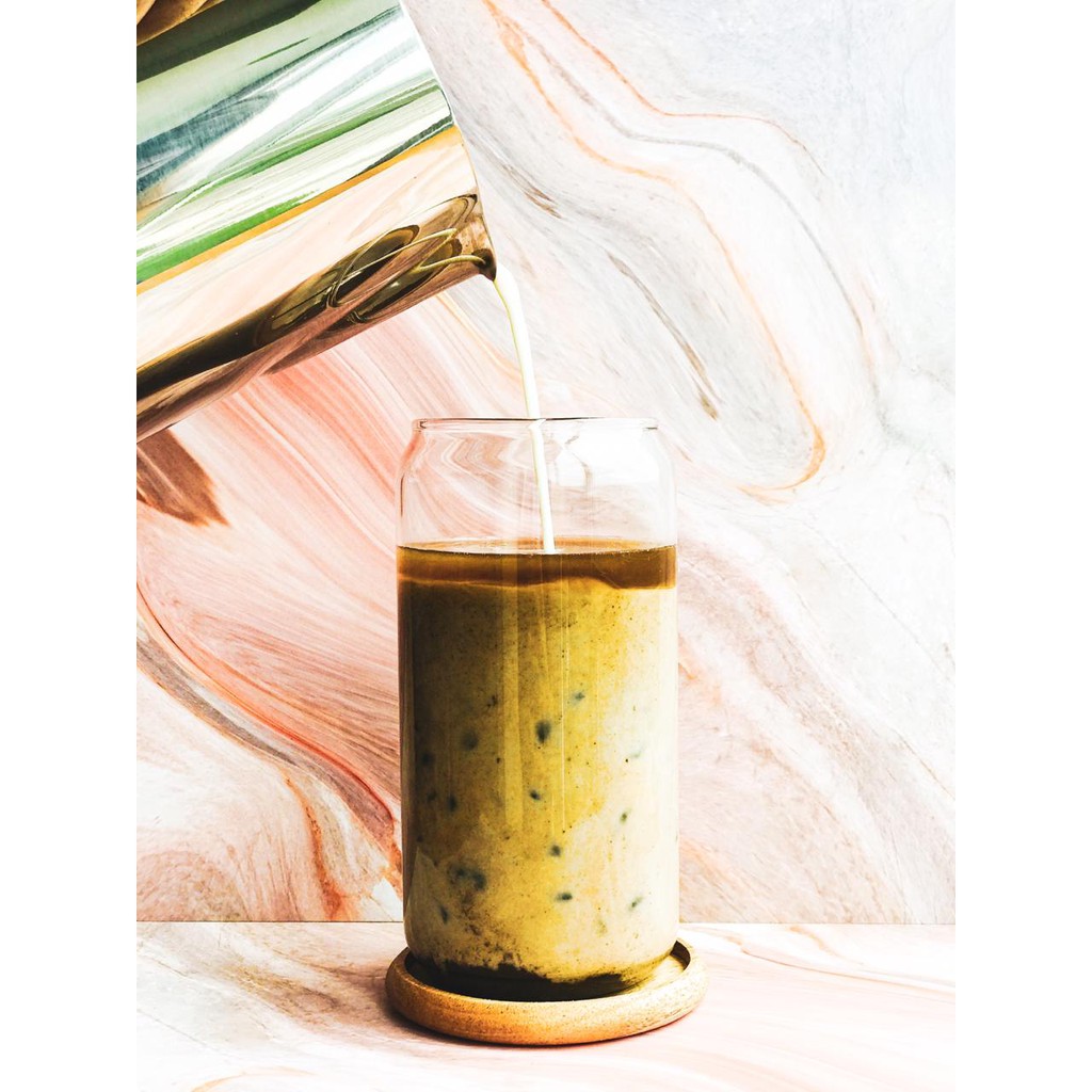 

Houjicha Boba Milk Tea