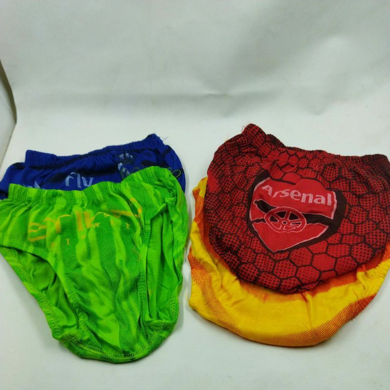 Celana dalam anak 2-3 Tahun Size M motif Bola / cd anak laki-laki /celana dalam anak murah cowok