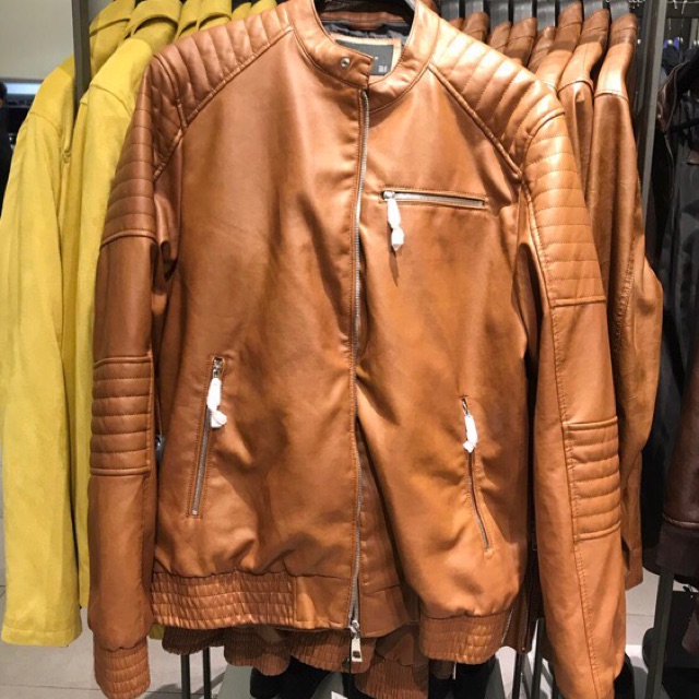 Jaket kulit zara man