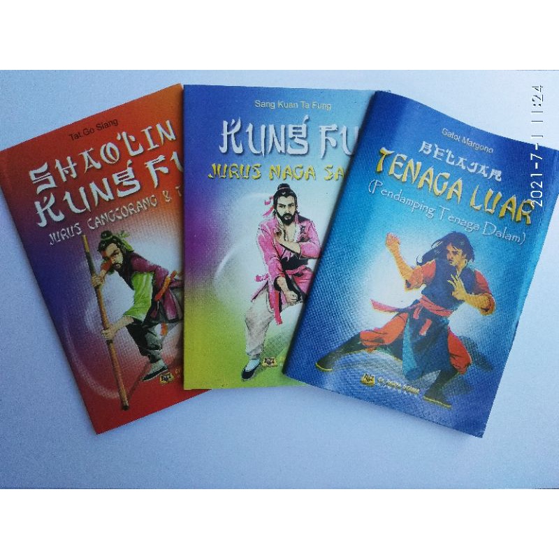 PAKET BUKU Panduan Pencak Silat /Kungfu (3Jurus Gerakan)