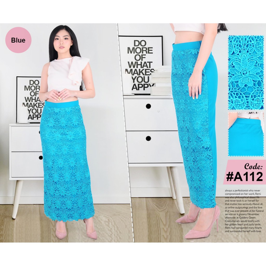 Rok Panjang Brokat IMPORT #2