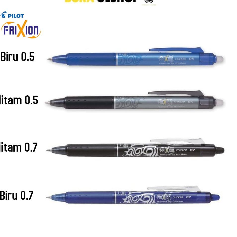 

DPGX Bolpoin Pilot Frixion Ball Clicker Pulpen Hapus 2020