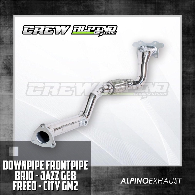 downpipe frontpipe honda brio alpino