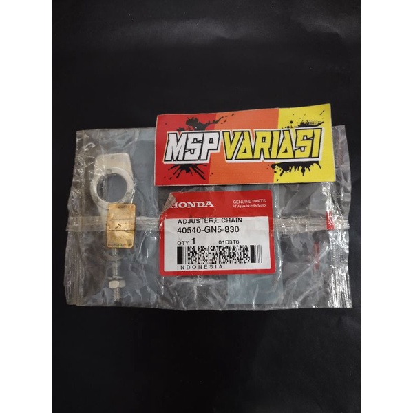 Penyetel Rantai, Adjuster Chain, Setelan Rantai Honda Grand KIri Original AHM ( 40540 GN5 830 )