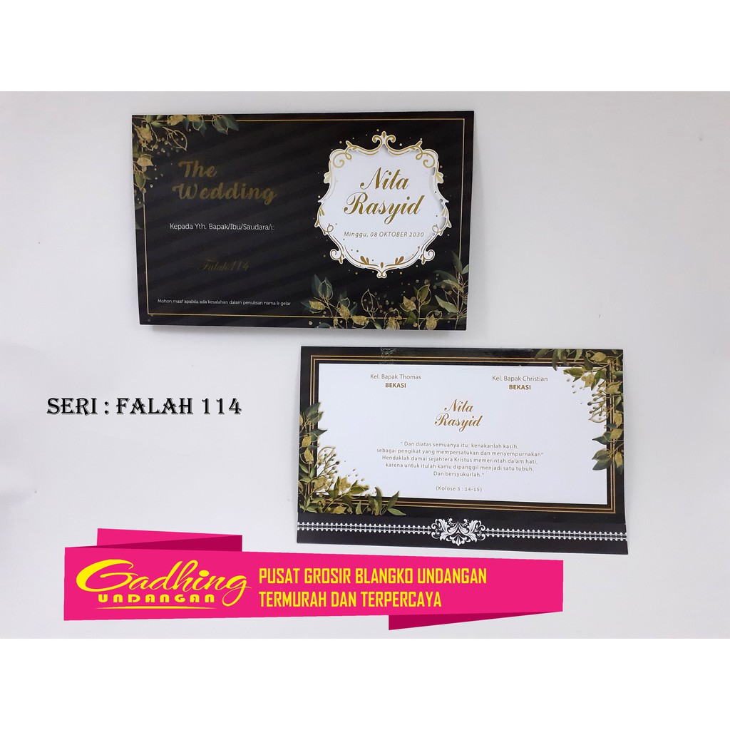 Blangko Undangan FALAH 114 Harga Murah